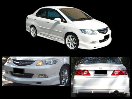 Honda City Zx Vtec. ชุดแต่ง HONDA City ZX